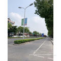 Q235 galvanized street lighting pole